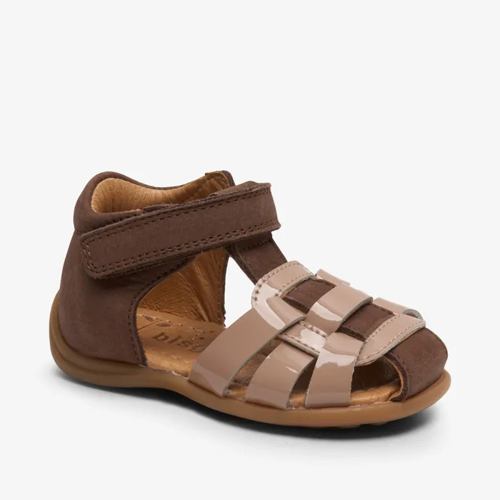 jessie brown Brown Sandals bisgaardshoes BABY