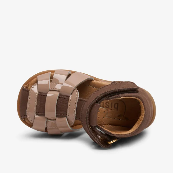 jessie brown Brown Sandals bisgaardshoes BABY