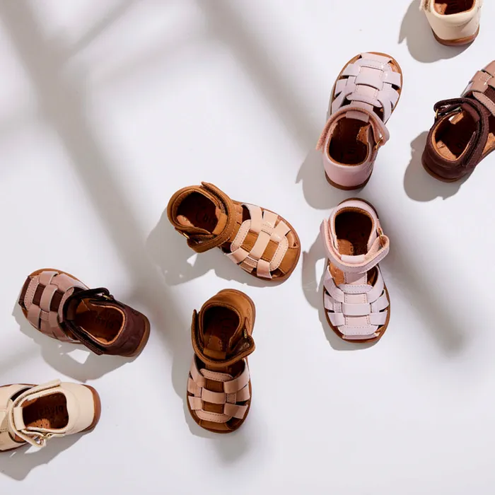 jessie brown Brown Sandals bisgaardshoes BABY