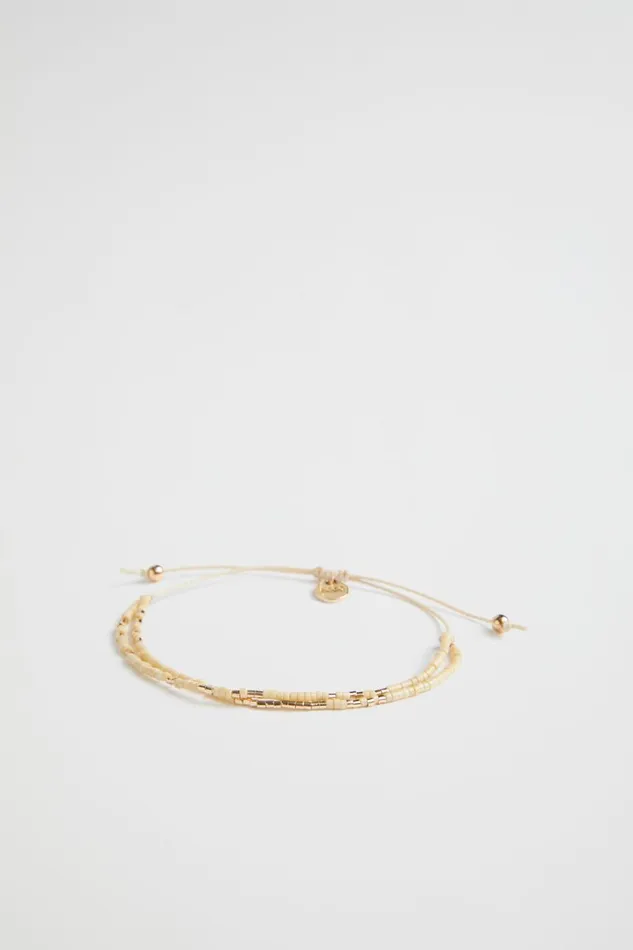 Jewellery Woman Seed Heritage Contrast Bead Bracelet Stone
