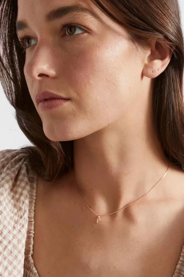 Jewellery Woman Seed Heritage Gold Initial Necklace G