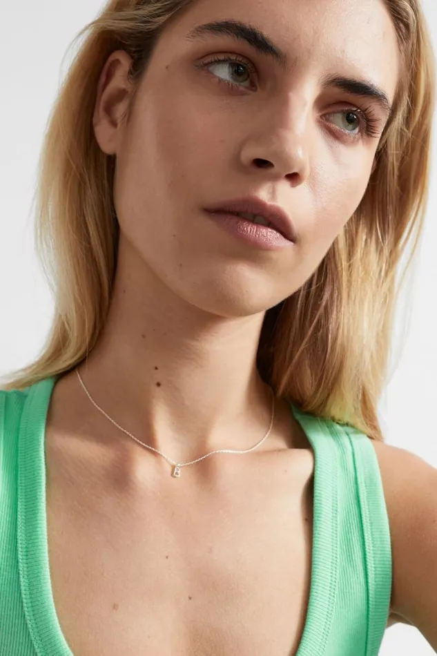 Jewellery Woman Seed Heritage Silver Initial Necklace A