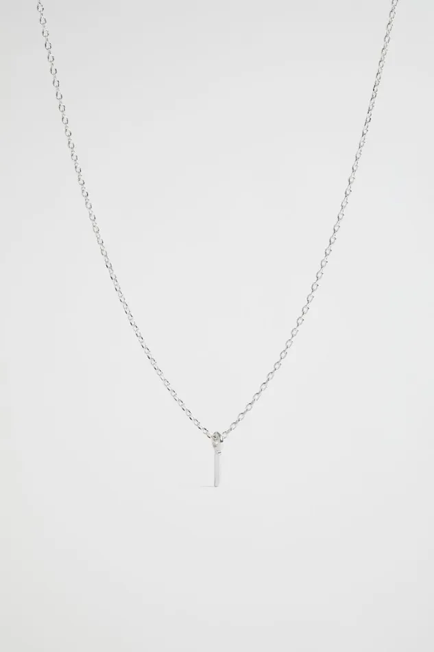 Jewellery Woman Seed Heritage Silver Initial Necklace I