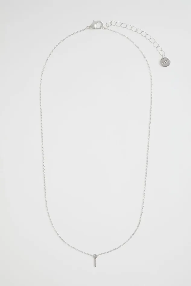 Jewellery Woman Seed Heritage Silver Initial Necklace I