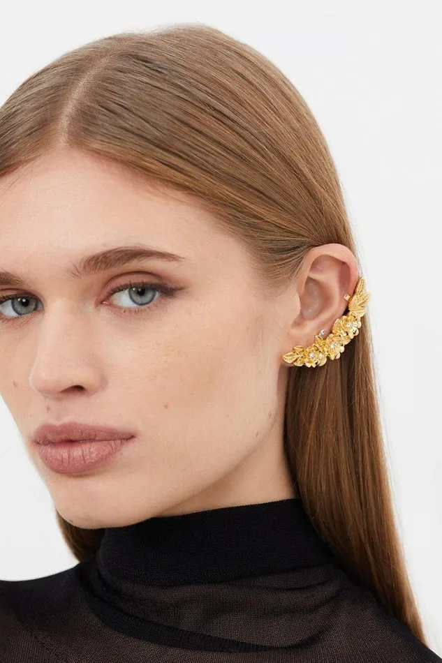Jewellery Women Karen Millen Ear Cuff Set Gold