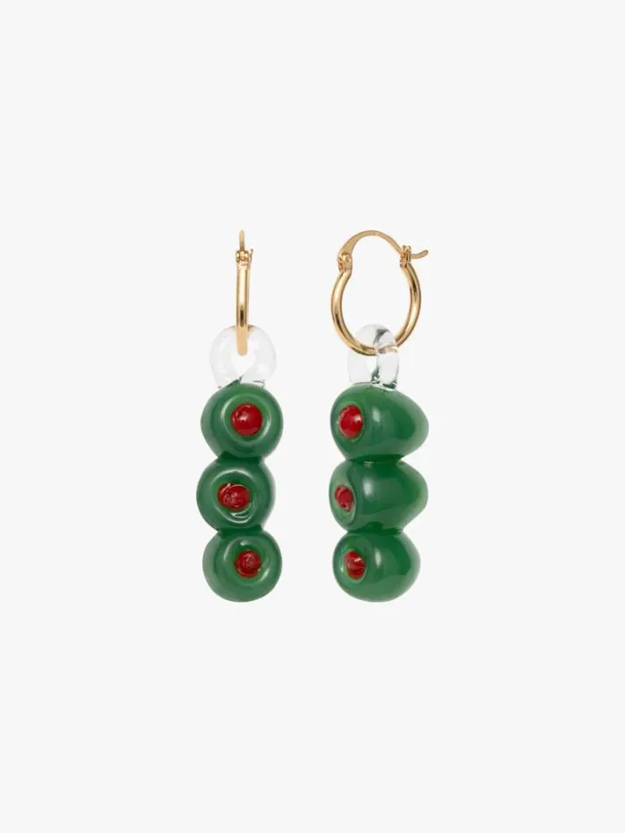 Jewelry Shop Lisa Says Gah Martini Olives Hoops