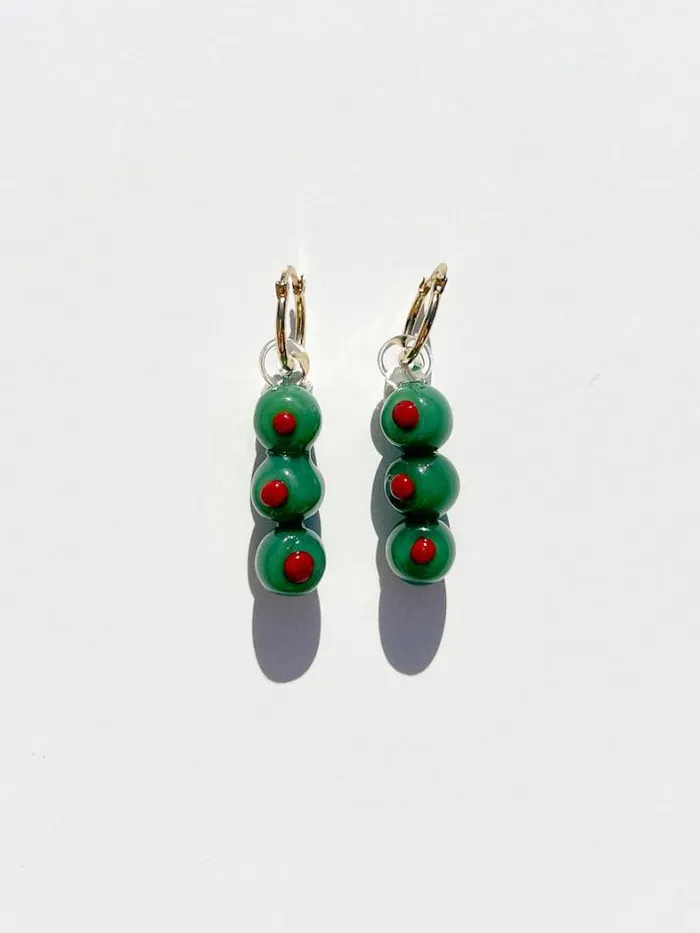 Jewelry Shop Lisa Says Gah Martini Olives Hoops