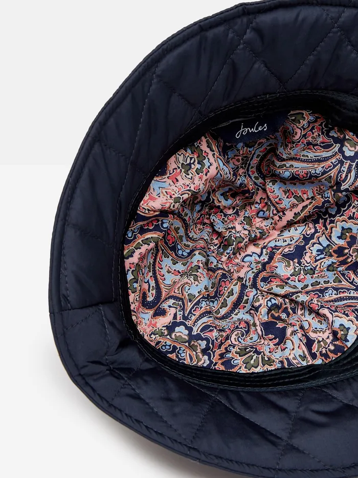 Joules Accessories Navy Quilted Bucket Hat 8211 Girls
