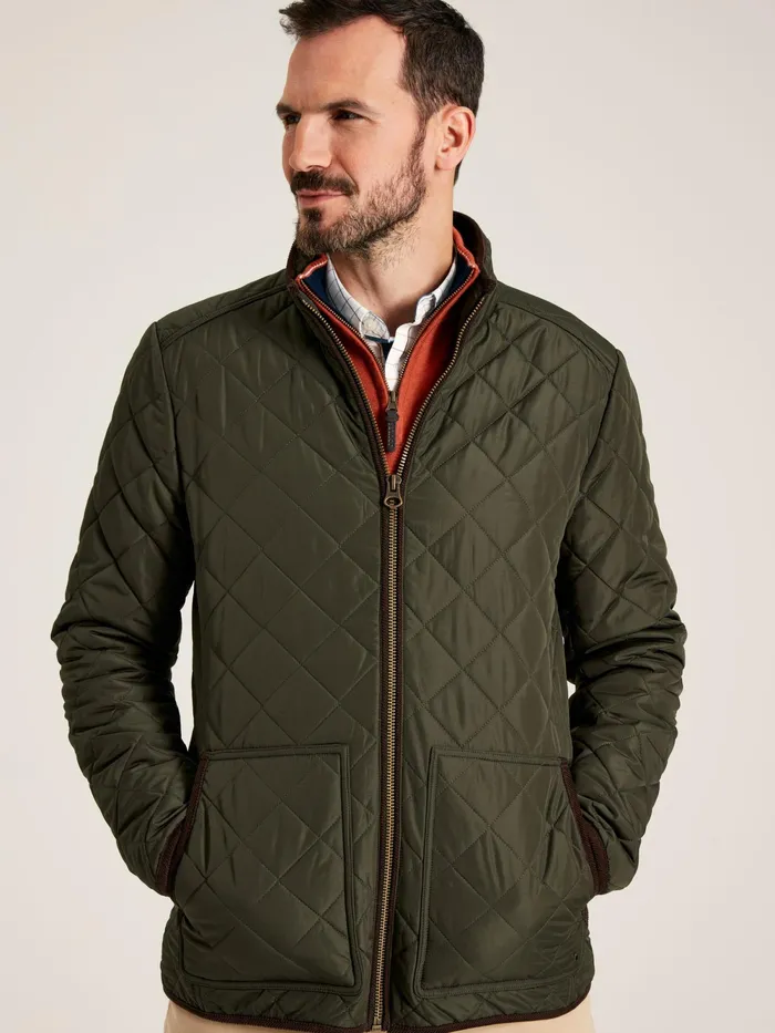 Joules Coats and Jackets Green Diamond Quilted Jacket 8211 Men