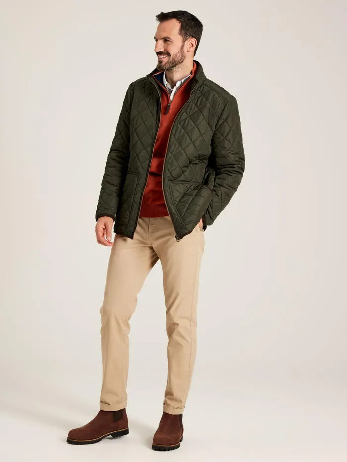 Joules Coats and Jackets Green Diamond Quilted Jacket 8211 Men