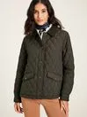 Joules Coats and Jackets Green Showerproof Diamond Quilted Jacket 8211 Women