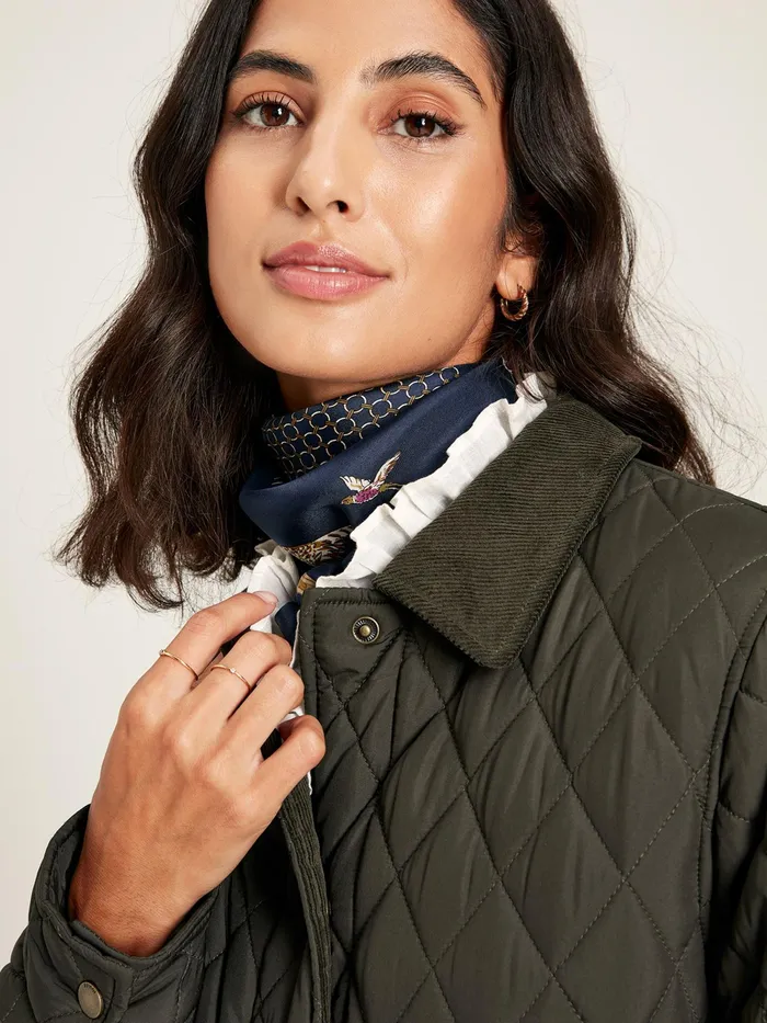 Joules Coats and Jackets Green Showerproof Diamond Quilted Jacket 8211 Women