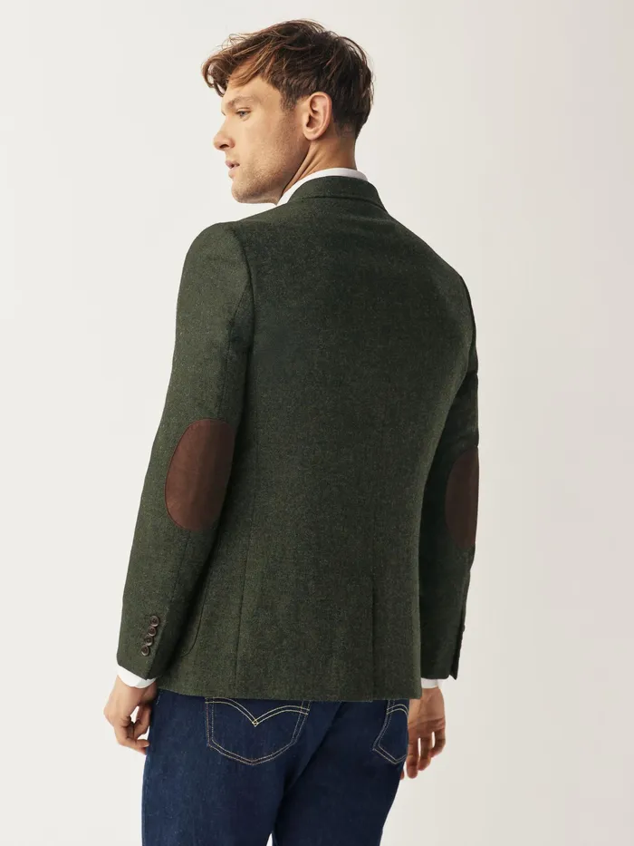 Joules Coats and Jackets Khaki Green Donegal Wool Suit Jacket 8211 Men