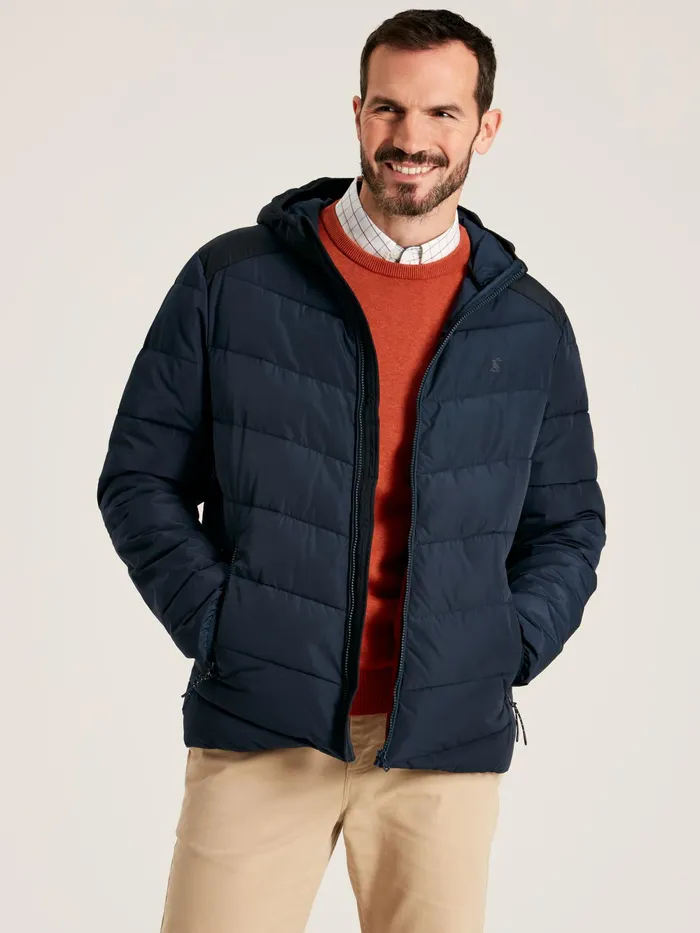 Joules Coats and Jackets Navy Padded Shower Resistant Coat 8211 Men