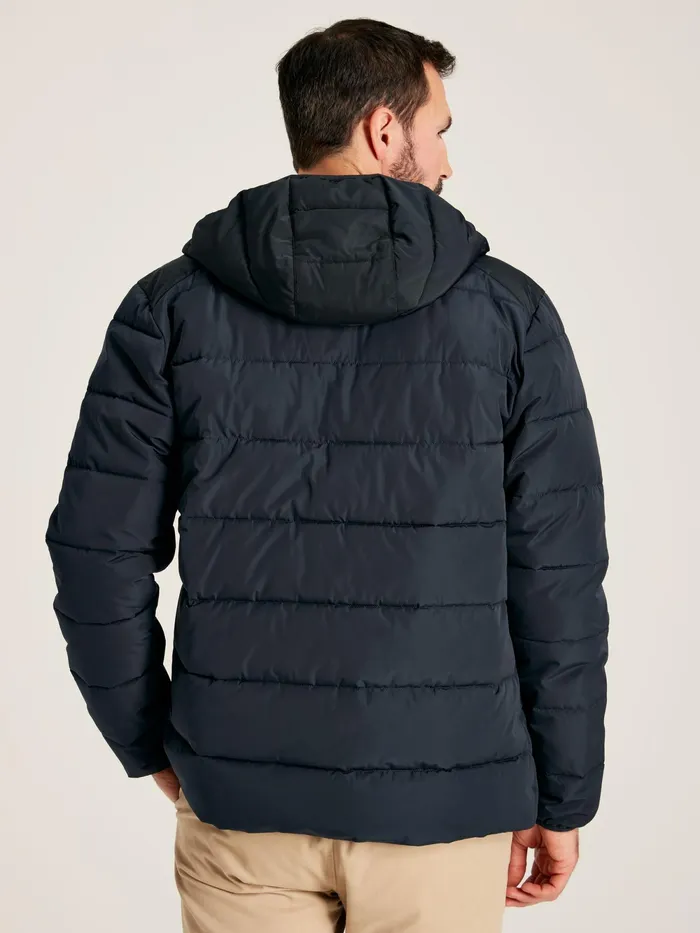 Joules Coats and Jackets Navy Padded Shower Resistant Coat 8211 Men