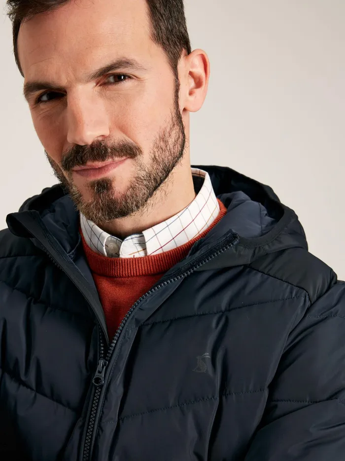 Joules Coats and Jackets Navy Padded Shower Resistant Coat 8211 Men