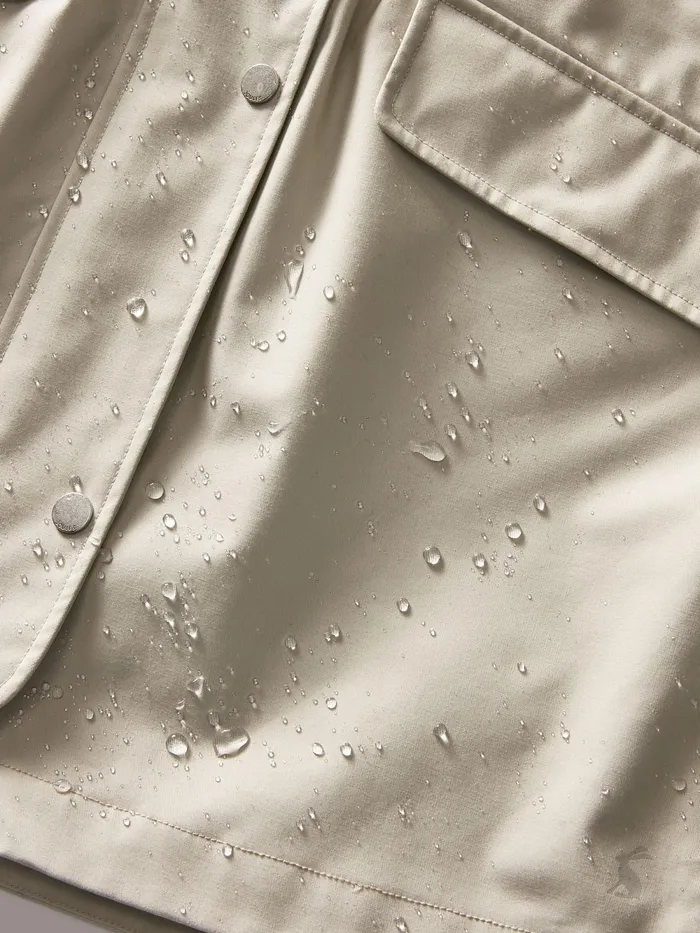 Joules Coats and Jackets Neutral Waterproof Raincoat With Hood 8211 Women