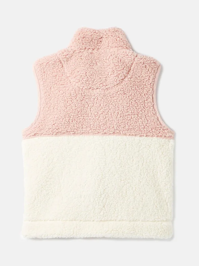 Joules Coats and Jackets Pink Fleece Gilet 8211 Girls