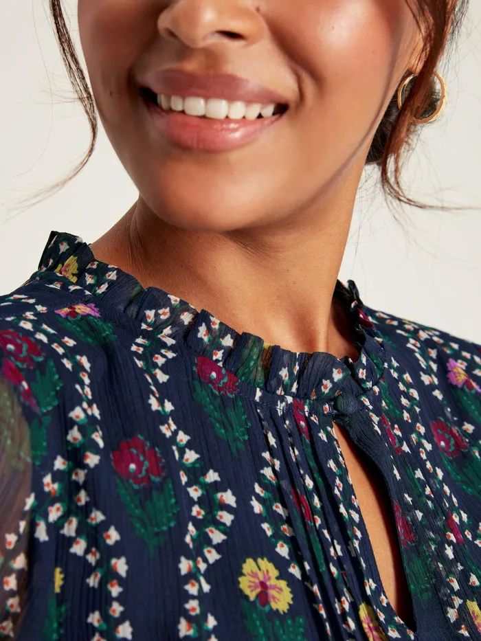 Joules Dresses Navy Floral Printed Dress 8211 Women