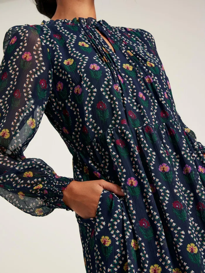 Joules Dresses Navy Floral Printed Dress 8211 Women