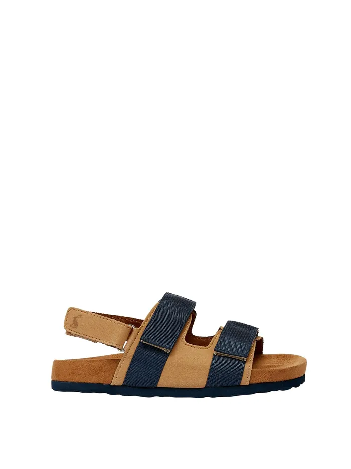 Joules Footwear Brown New Touch And Close Strap Sandals 8211 Boys