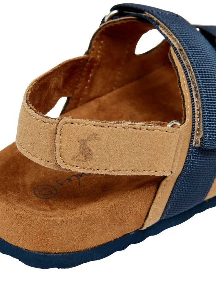 Joules Footwear Brown New Touch And Close Strap Sandals 8211 Boys
