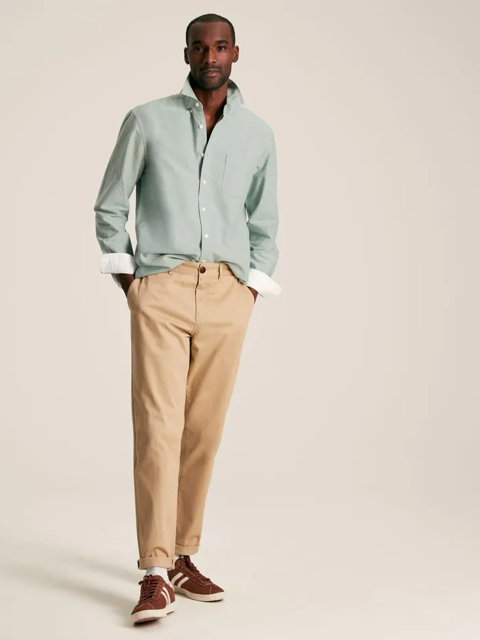 Joules Shirts Sage Green Classic Fit Shirt 8211 Men