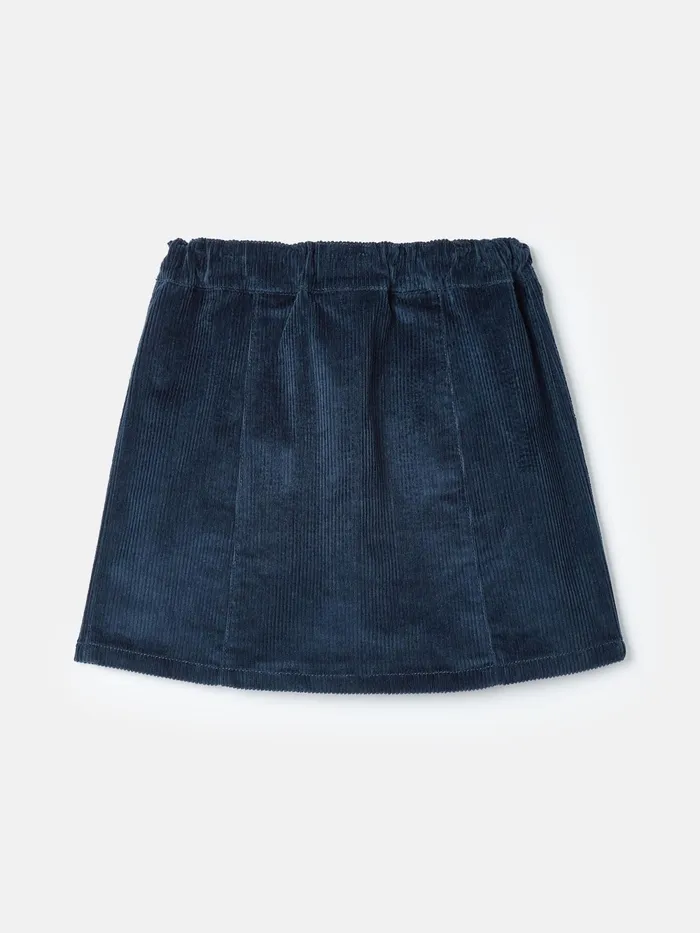 Joules Skirts Navy Blue Kness Length Corduroy Skirt 8211 Girls