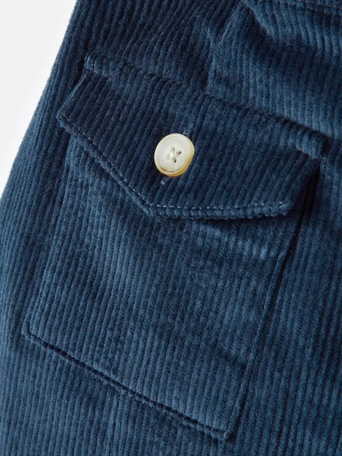 Joules Skirts Navy Blue Kness Length Corduroy Skirt 8211 Girls