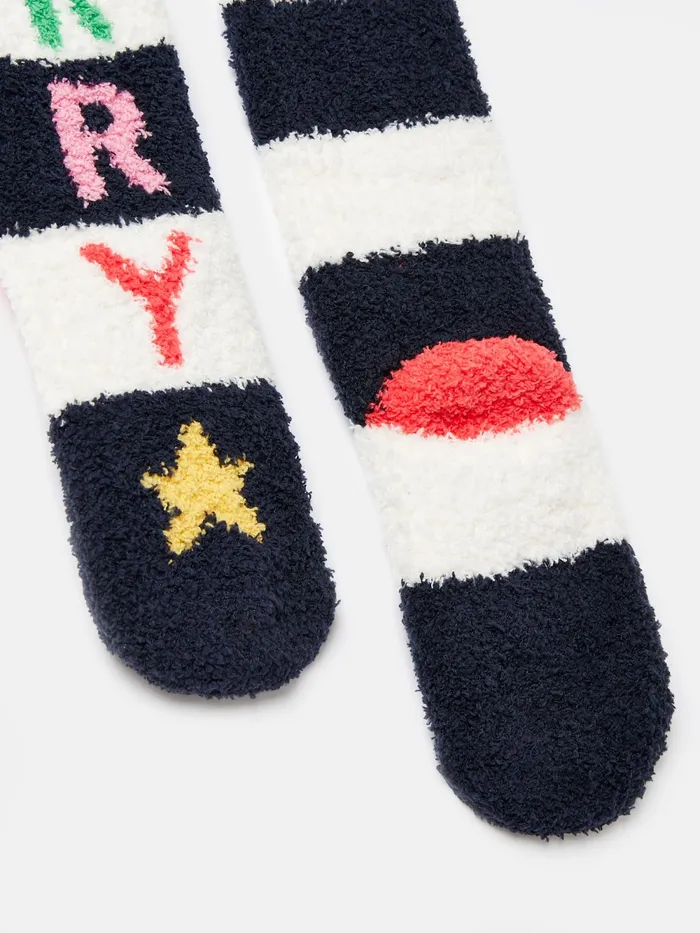 Joules Socks Multi Fluffy Socks 8211 Girls