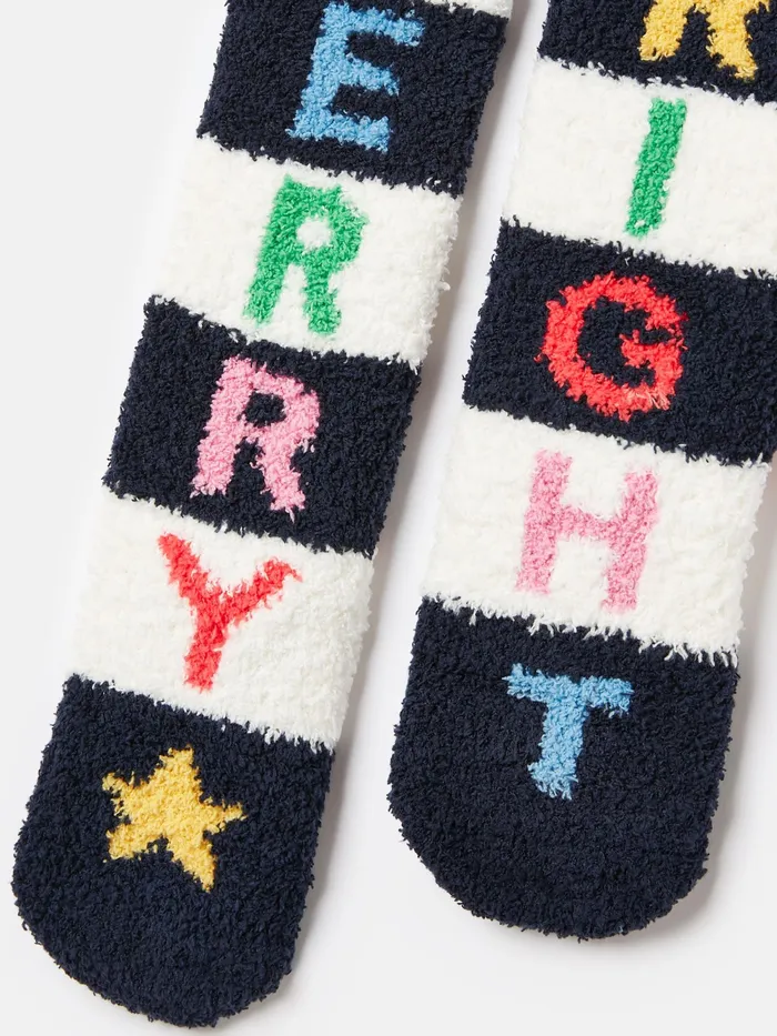 Joules Socks Multi Fluffy Socks 8211 Girls