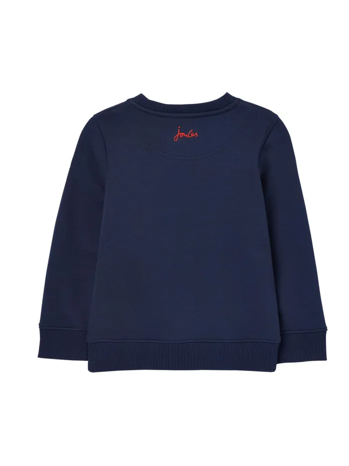 Joules Sweatshirts and Hoodies Blue Artwork Sweatshirt 8211 Girls