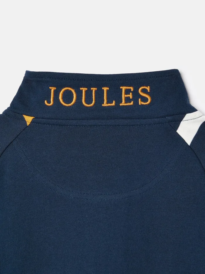 Joules Sweatshirts and Hoodies Navy Quarter Zip Rugby Sweatshirt 8211 Boys