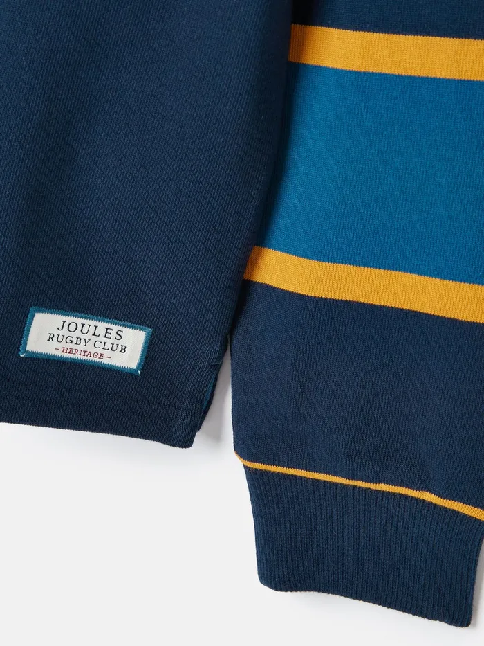 Joules Sweatshirts and Hoodies Navy Quarter Zip Rugby Sweatshirt 8211 Boys