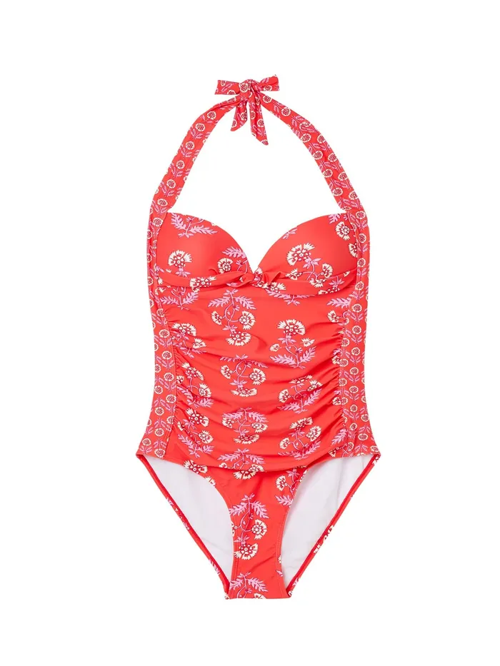 Joules Swimwear and Beachwear Pink Jasmine Swimsuit 8211 Women