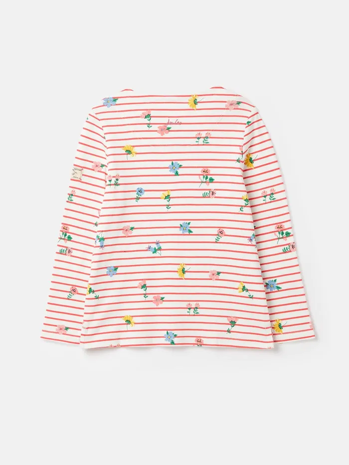Joules Tops and Tshirts Pink Long Sleeve Top 8211 Girls