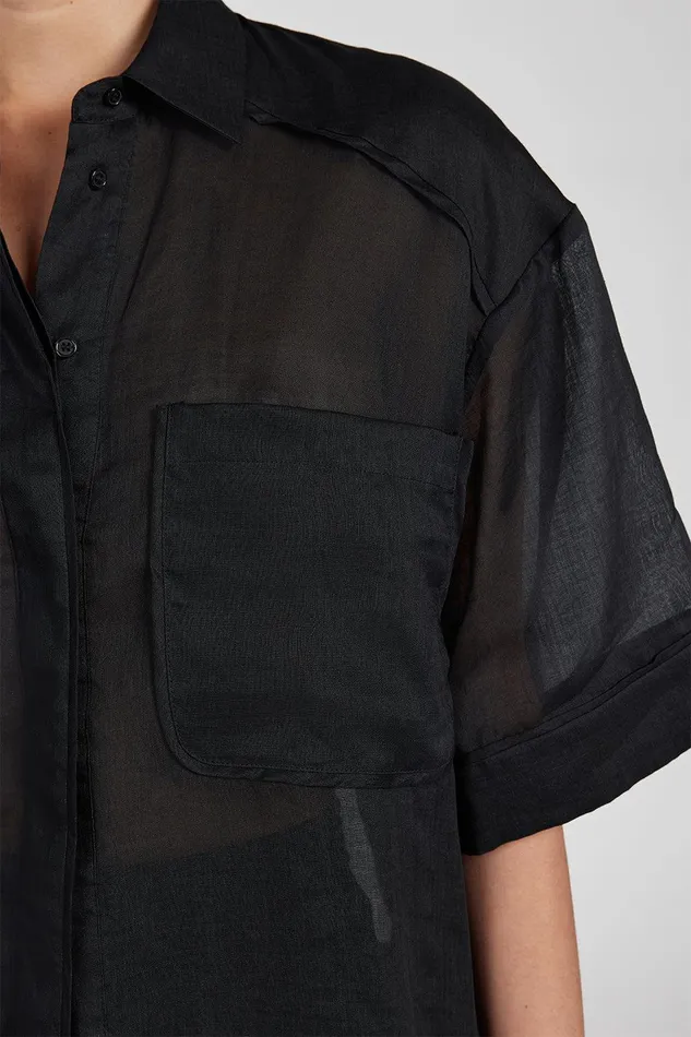 KAI BLACK RAMIE RESORT SHIRT Women DISSH Shirts