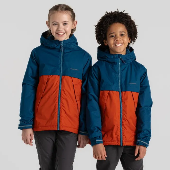 Kids Waterproof Jackets Craghoppers Kid039s Risco Waterproof Jacket Tourmaline Blue Carnelian Orange Kids Waterproof Jackets Craghoppers Kid039s Risco Waterproof Jacket Tourmaline Blue Carnelian Orange