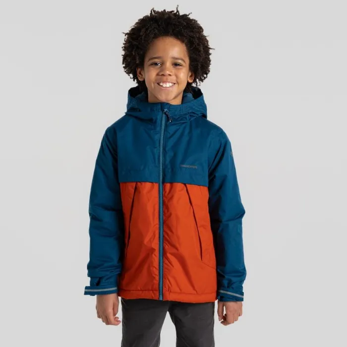 Kids Waterproof Jackets Craghoppers Kid039s Risco Waterproof Jacket Tourmaline Blue Carnelian Orange Kids Waterproof Jackets Craghoppers Kid039s Risco Waterproof Jacket Tourmaline Blue Carnelian Orange