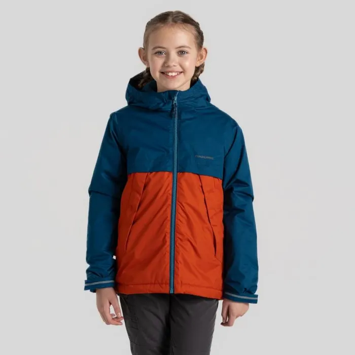 Kids Waterproof Jackets Craghoppers Kid039s Risco Waterproof Jacket Tourmaline Blue Carnelian Orange Kids Waterproof Jackets Craghoppers Kid039s Risco Waterproof Jacket Tourmaline Blue Carnelian Orange