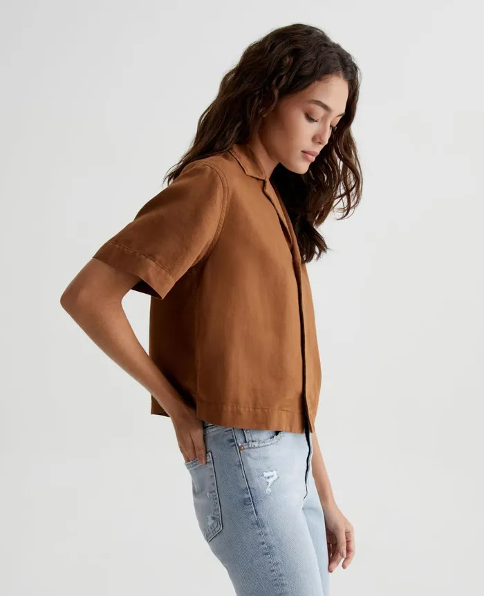 Koa Tree Bark Women AG Jeans Tops and Shirts Koa Tree Bark Women AG Jeans Tops and Shirts