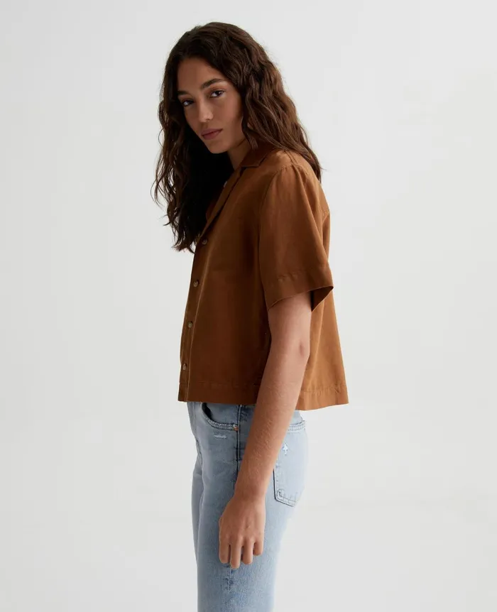 Koa Tree Bark Women AG Jeans Tops and Shirts Koa Tree Bark Women AG Jeans Tops and Shirts