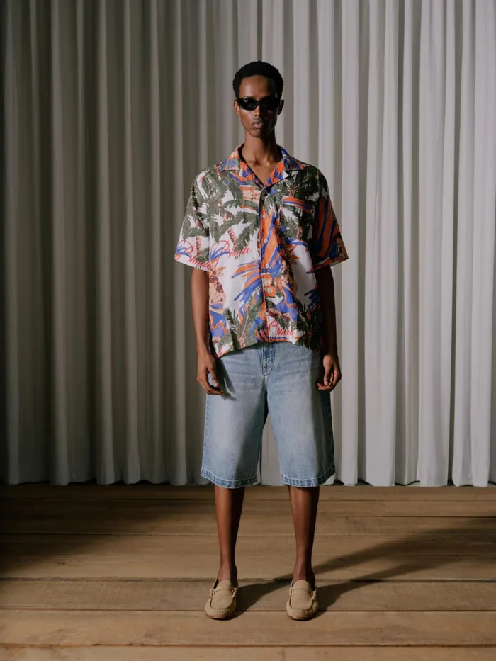 LE FLEUR LINEN SHIRT Men Rhude Shirts
