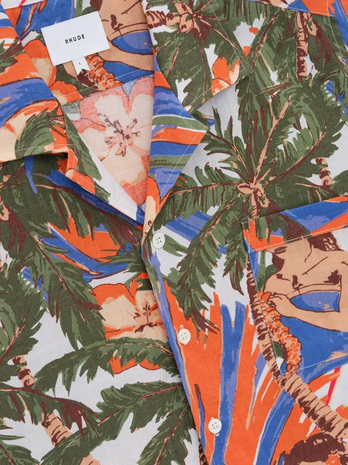 LE FLEUR LINEN SHIRT Men Rhude Shirts