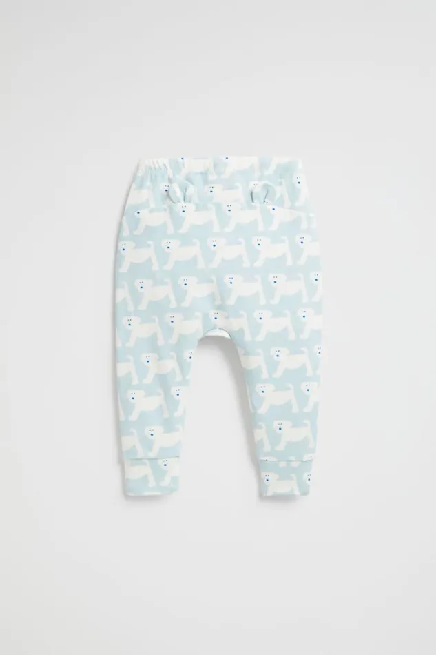 Leggings and Pants Newborn Seed Heritage Puppy Legging Ice Blue