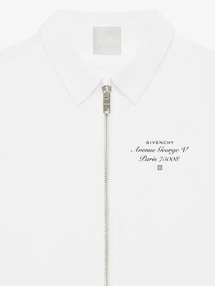 LongSleeved Shirt In Poplin White Kids Givenchy