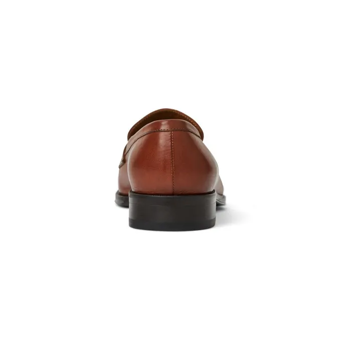 Maioco Slip On Loafer Cognac Leather Men Bruno Magli Dress Shoes
