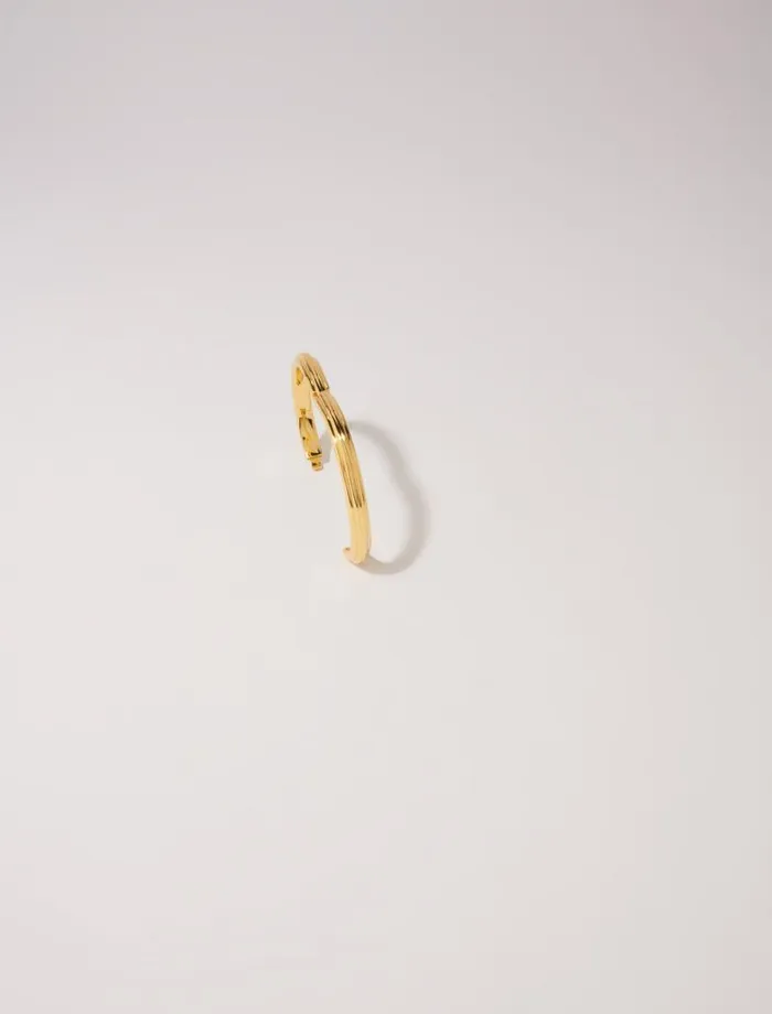 Maje Jewelry Womens Clover Bangle Bracelet Gold