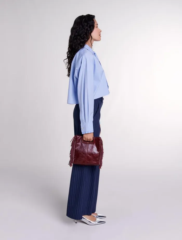 Maje Tops and Shirts Womens Shirt With Removable Tie Blue