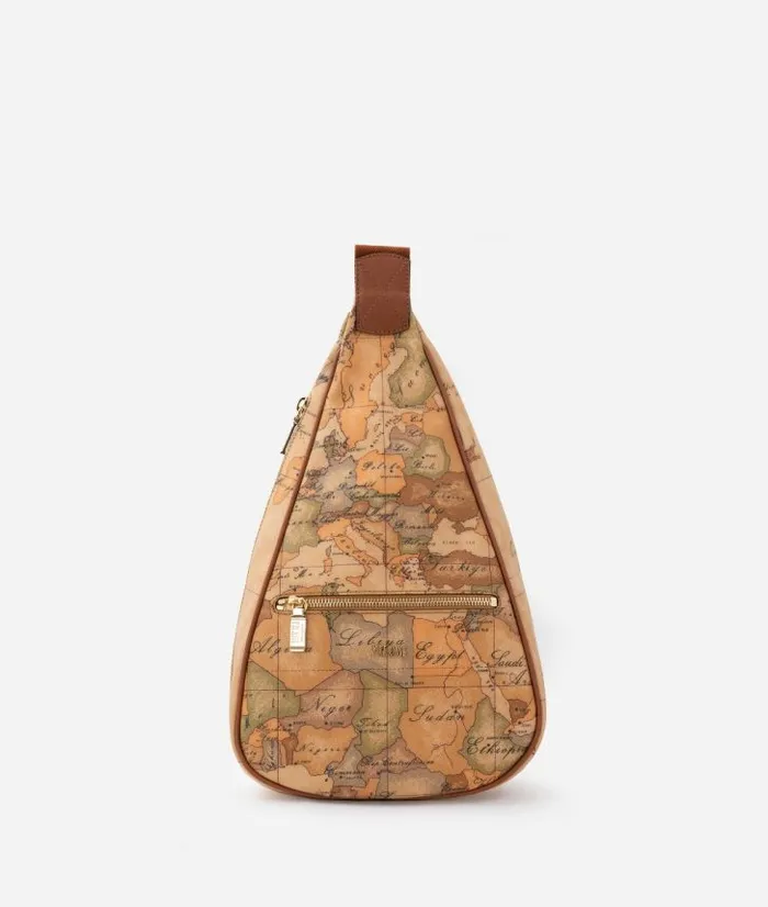 Man Backpacks and Belt Bags Alviero Martini Geo Classic One Shoulder Backpack